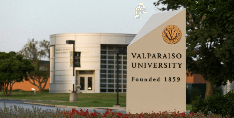 valparaiso university image of the sign